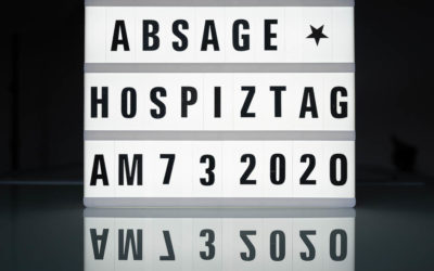 Hospiztag fällt erstmals aus!
