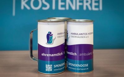 Neue Spendendosen für unseren Verein