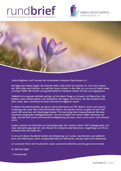Rundbrief 1-2026